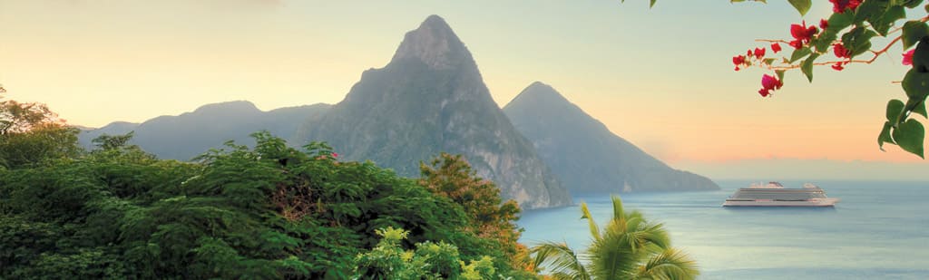 Oceania Sonata cruise ship visits a sea port from itinerary.