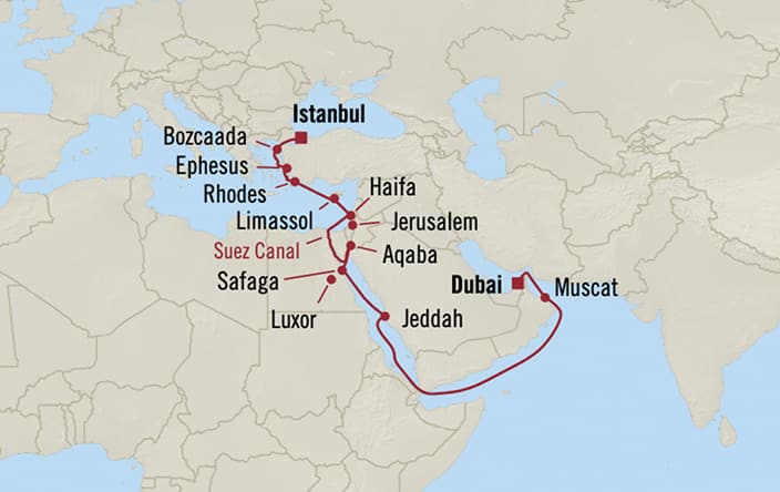 dubai to istanbul cruise