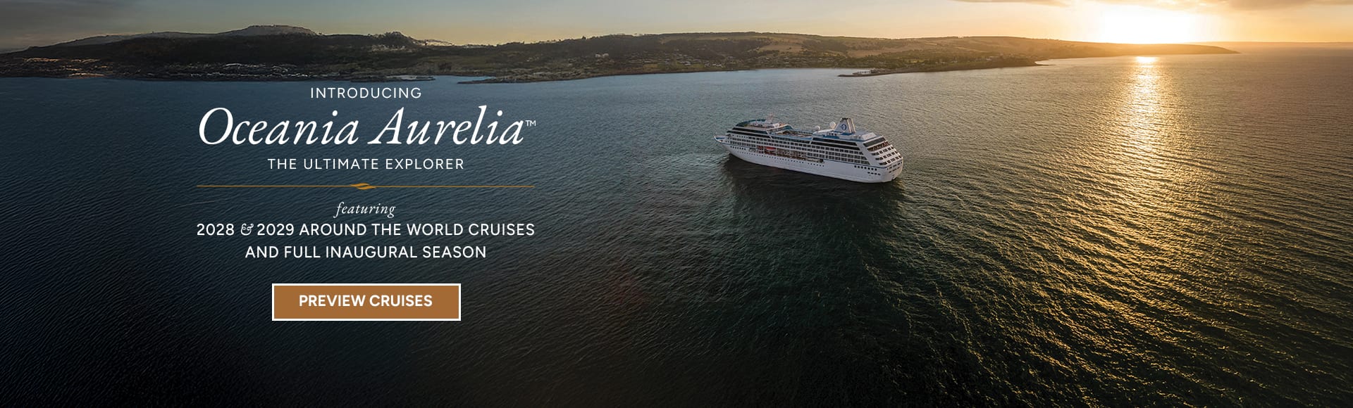 Introducing Oceania Aurelia, Inaugural Voyage Preview Including Around the World 2028 & 2029 Cruises