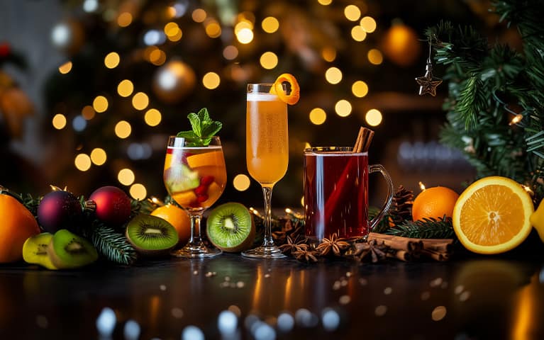 Raise a Glass and Toast the Season with a Selection of Festive Holiday Drinks