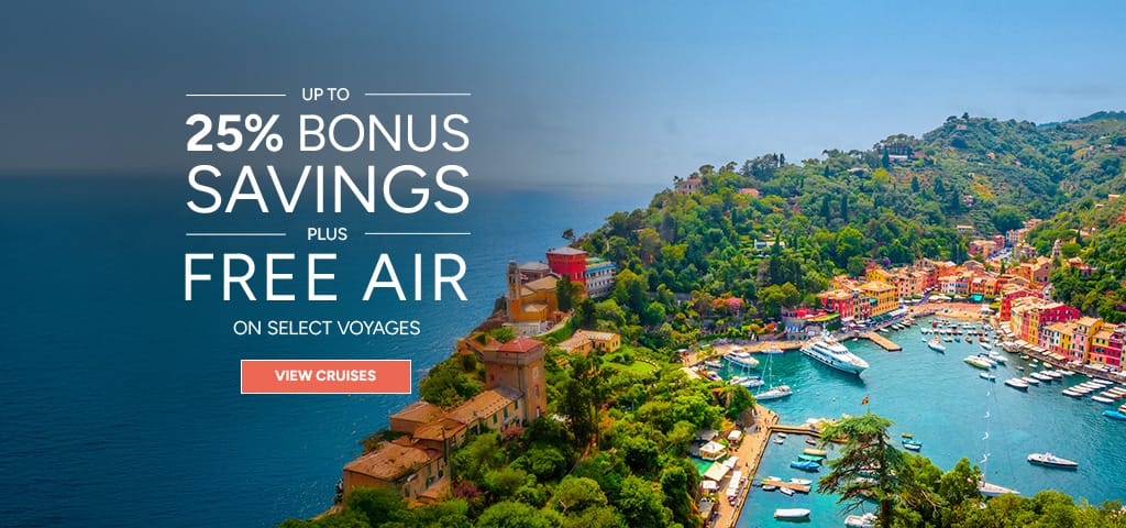 Oceania Cruises Bonus Savings Offer