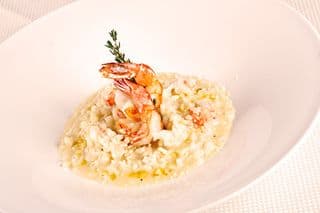 Shrimp-risotto